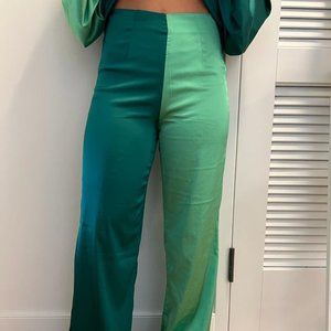 Silk Pants - Duo Color